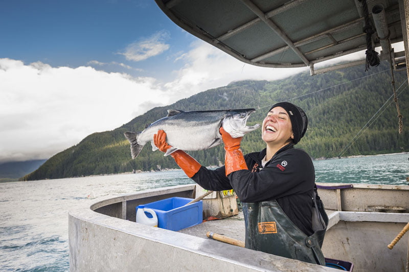 Pesca sostenible Alaska seafood